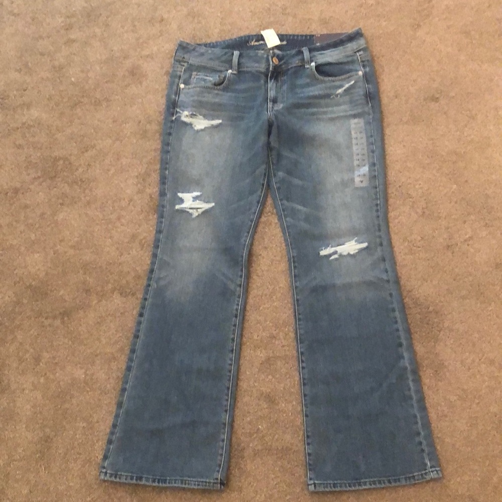 Womens American Eagle stretch jeans. Size 14 long